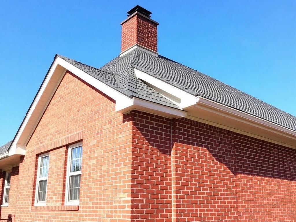 1960s Brick Rambler in Silver Spring, MD — after roof replacement
