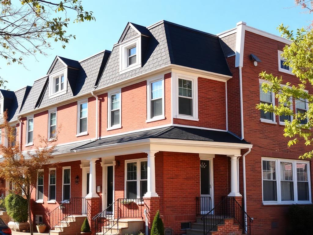 Historic Row House Dormer in Capitol Hill, DC — after roof replacement